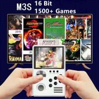 M3S 16 Bit Mini Handheld Game Console Built  in More Than 1500 Games